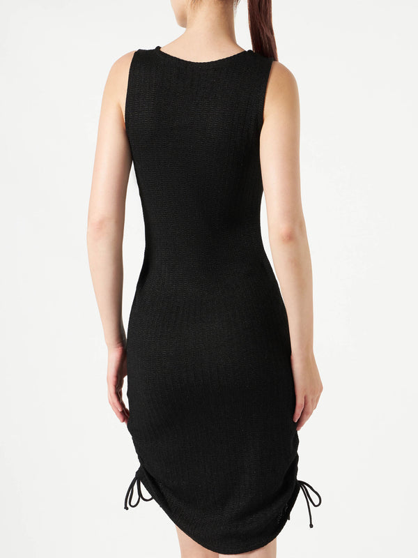 Ribbed sheath dress Jori with drawstring