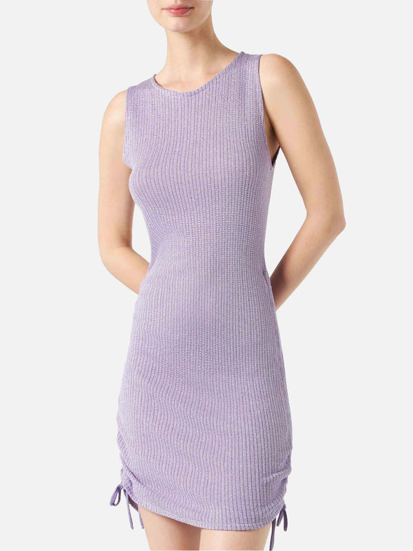 Ribbed sheath dress Jori with drawstring