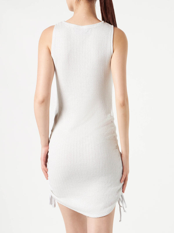 Ribbed sheath dress Jori with drawstring