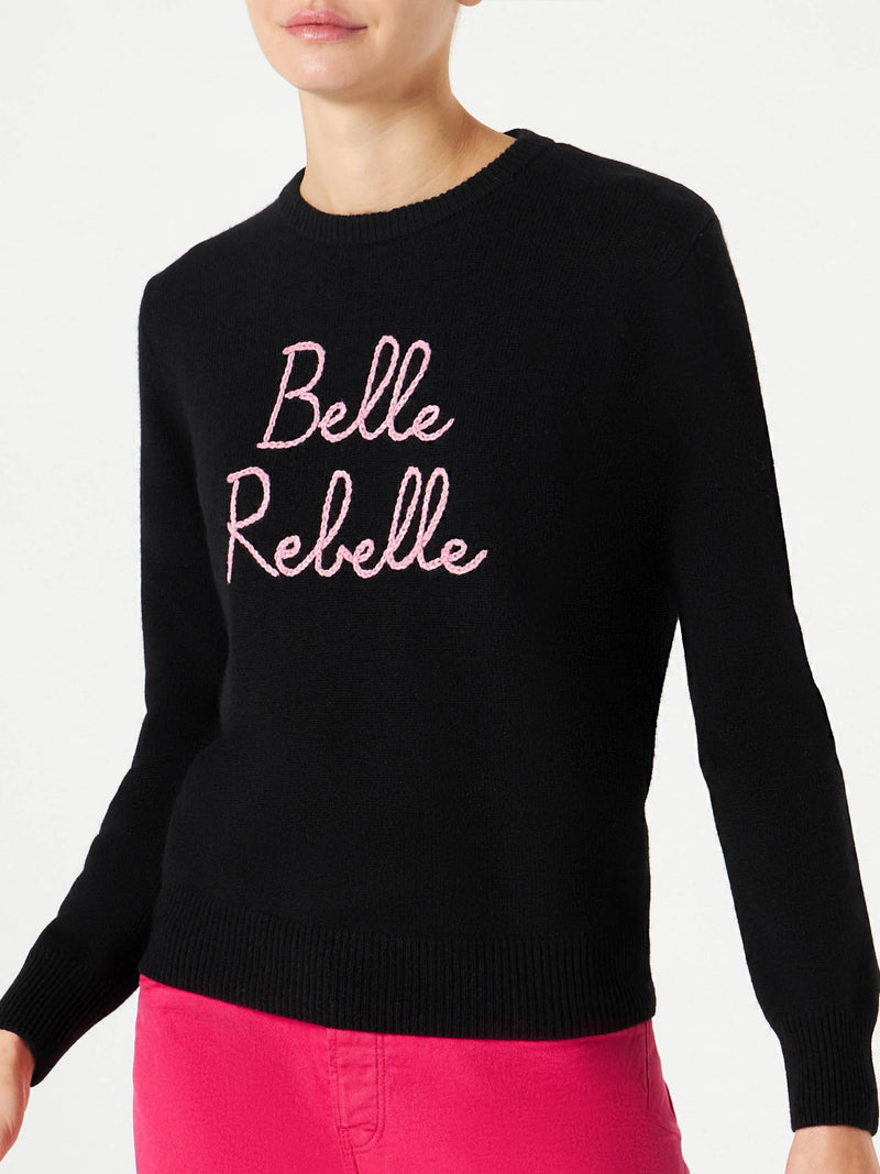 Maglia da donna con ricamo Belle Rebelle