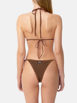 Bikini da donna a triangolo crinkle