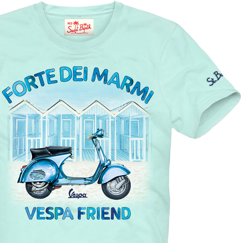 Boy cotton t-shirt with Vespa print | Vespa® Special Edition