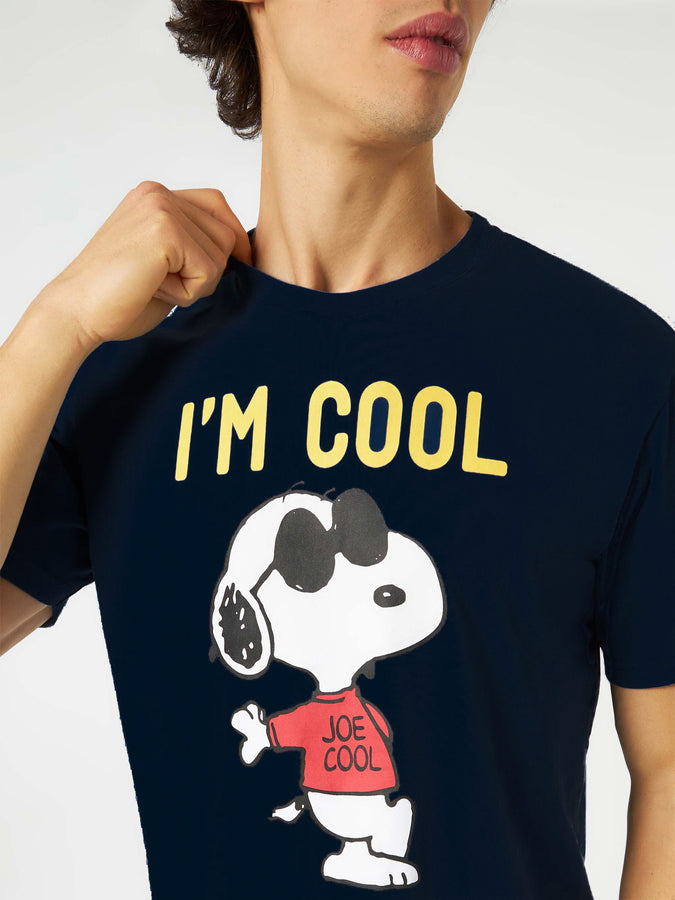 Mc2 Saint Barth T-shirt da uomo stampa Snoopy I'm cool | Edizione speciale Peanuts™