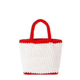Heart embroidery crochet bag - MC2 Saint Barth
