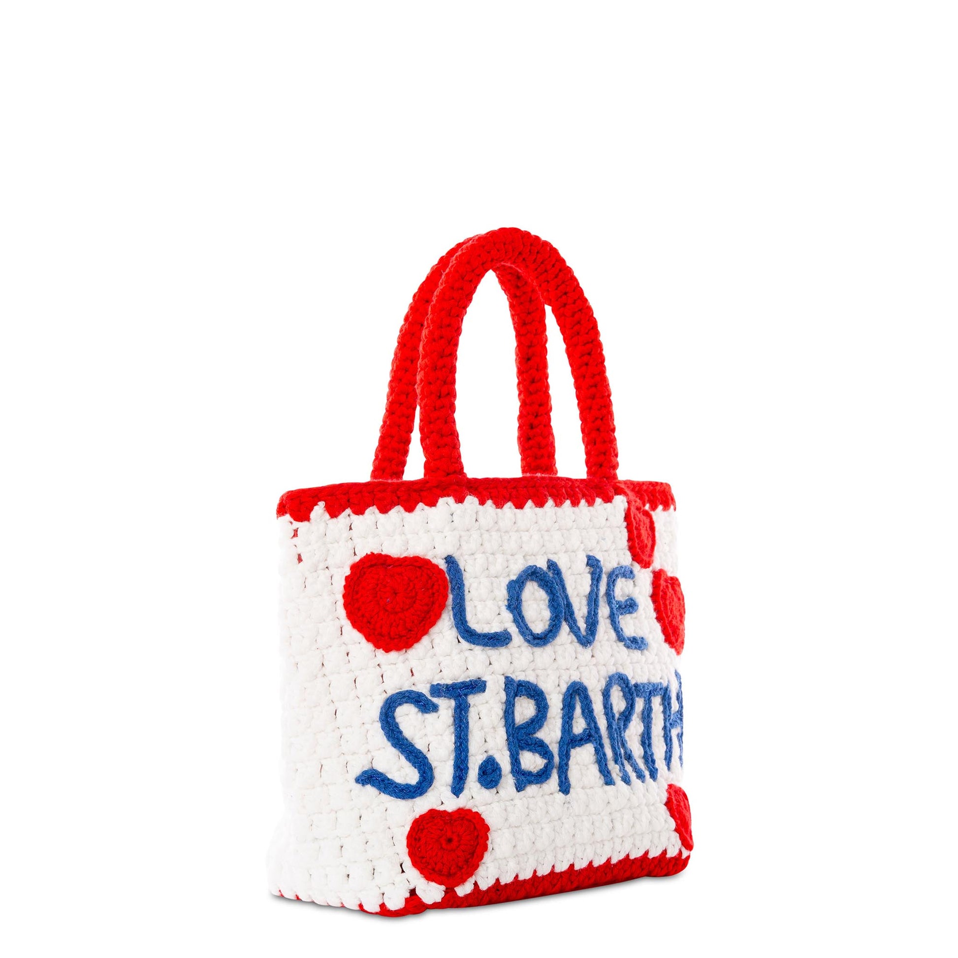 Heart embroidery crochet bag - MC2 Saint Barth