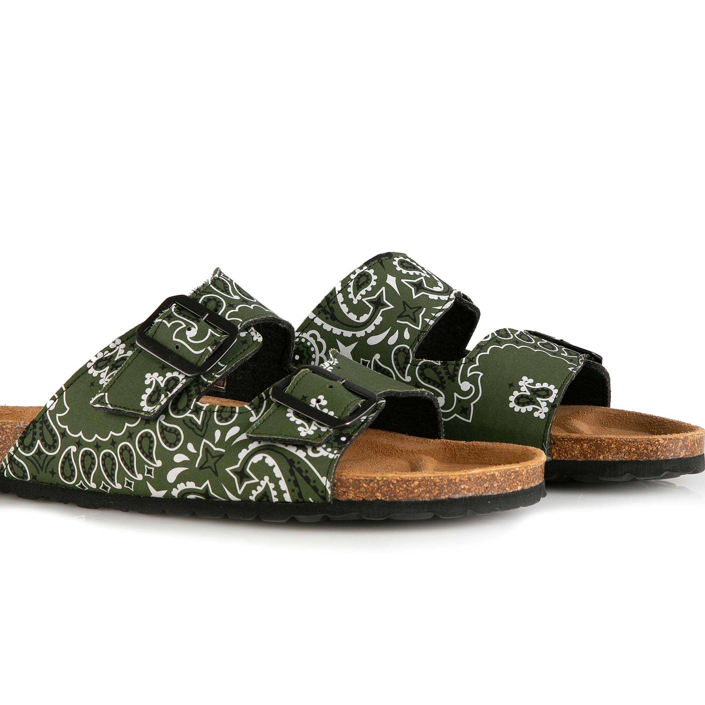 Man sandals with bandanna print - MC2 Saint Barth