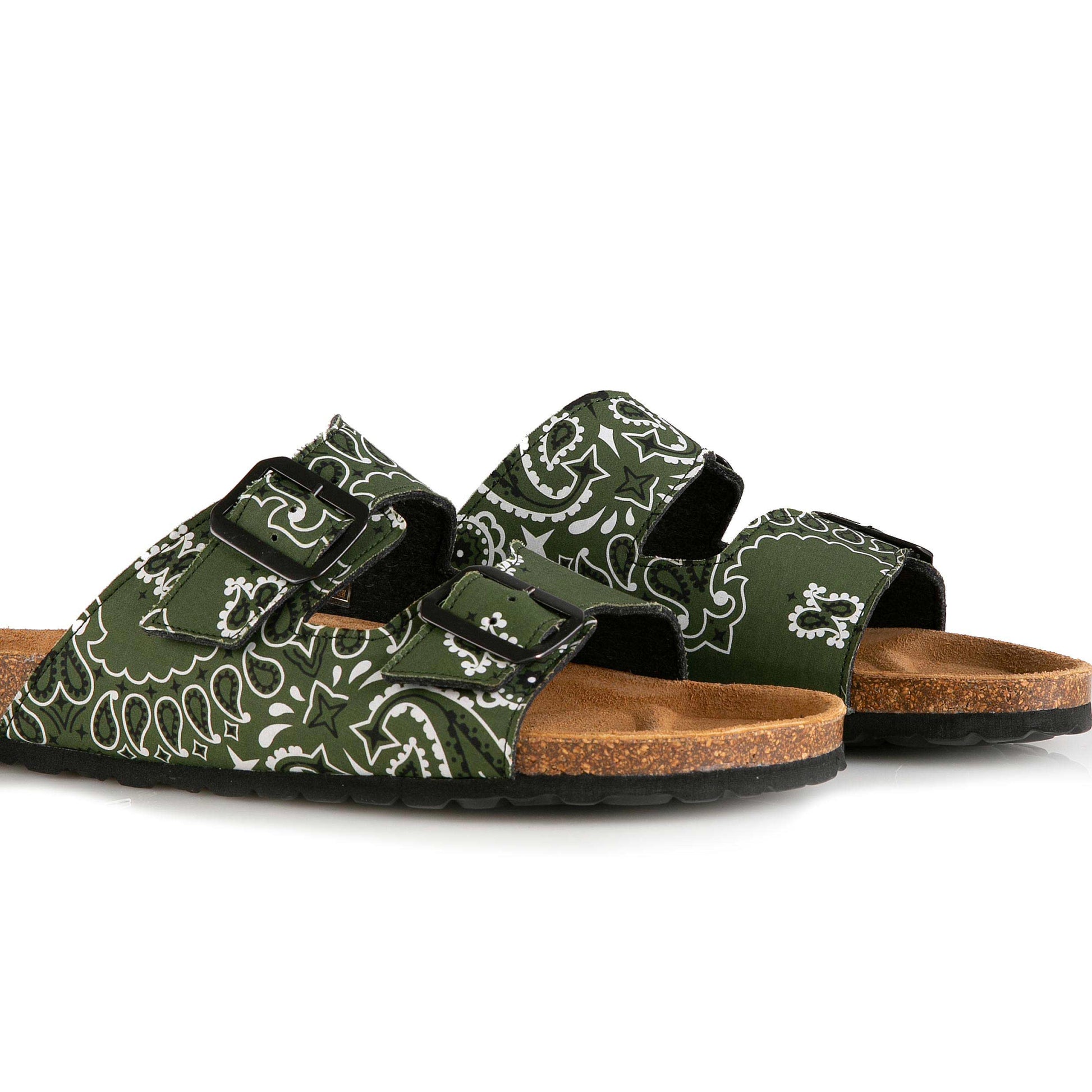 Man sandals with bandanna print - MC2 Saint Barth