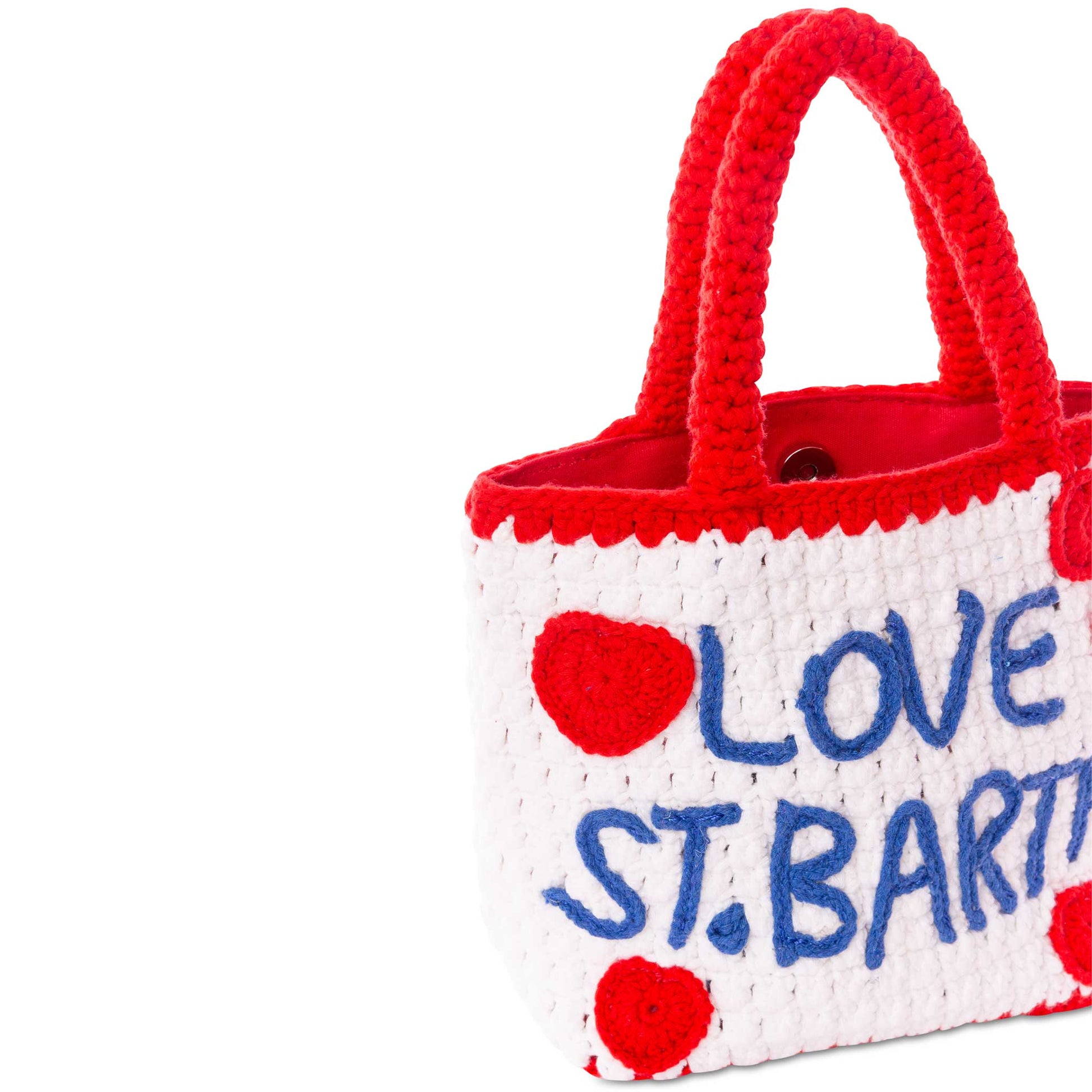 Heart embroidery crochet bag - MC2 Saint Barth