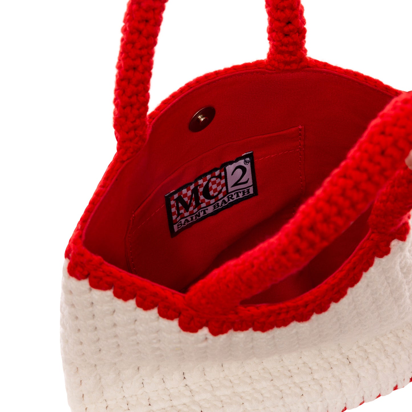 Heart embroidery crochet bag - MC2 Saint Barth