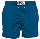 Blue man swim shorts with pocket