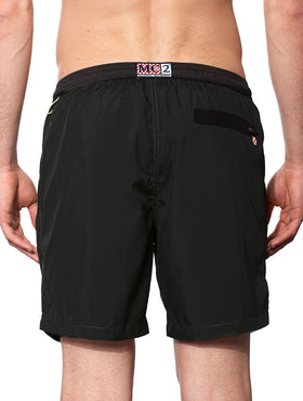 Man black zipped swim shorts - MC2 Saint Barth