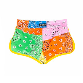 Girl beach shorts with bandanna print - MC2 Saint Barth