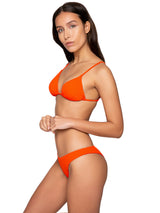 Bikini da donna a triangolo arancione