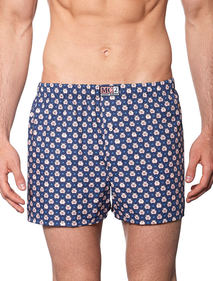 Mc2 Saint Barth Boxer intimo da uomo stampa Piggy