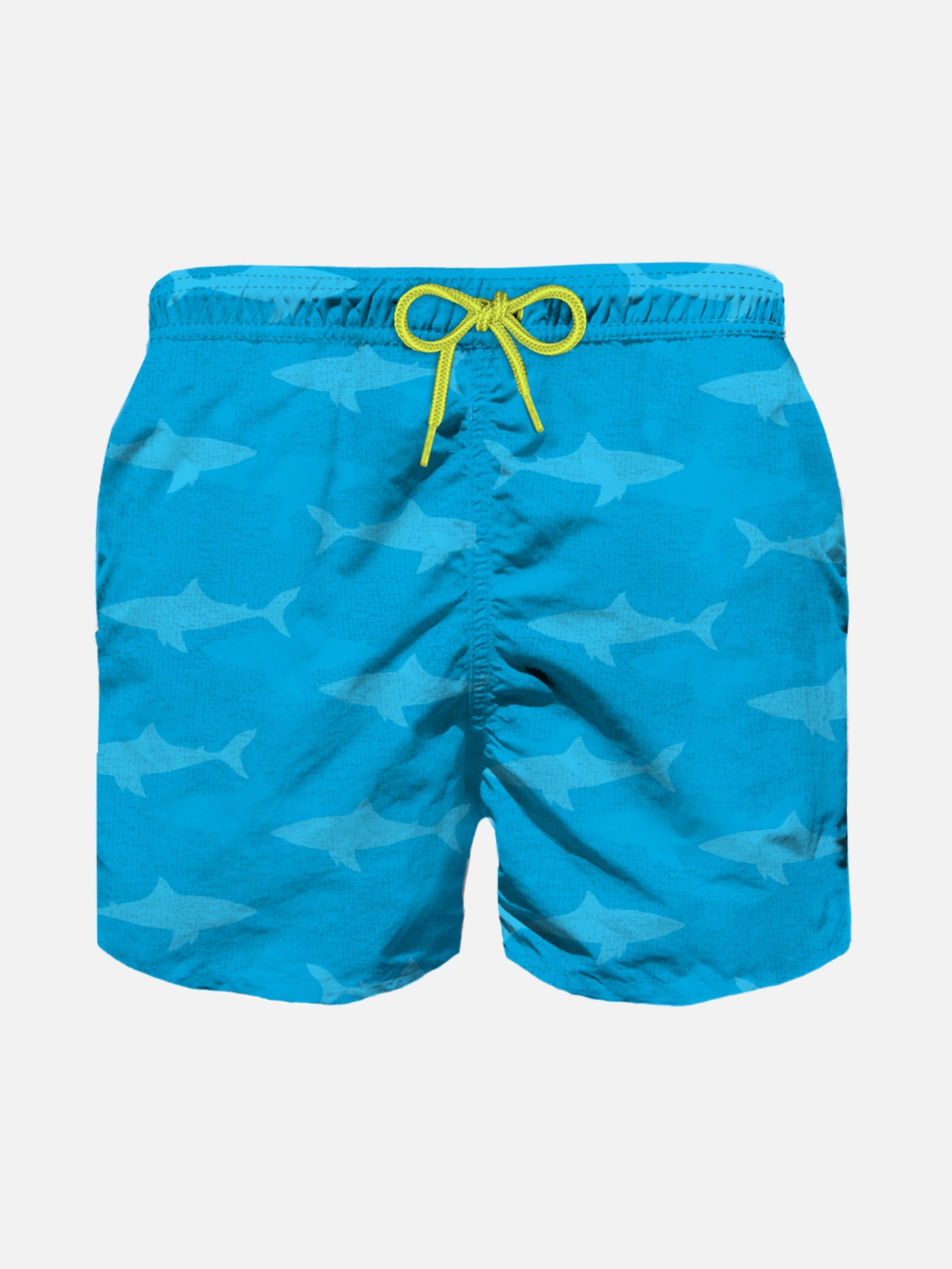 Boy swim shorts with terry embossed sharks - MC2 Saint Barth