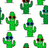 Costume da bagno da bambino in tessuto leggero con stampa cactus