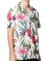 Camicia da uomo stampa tropicale