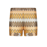 Woman multicolor knitted shorts