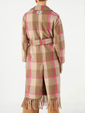 Woman long coat with fringes - MC2 Saint Barth