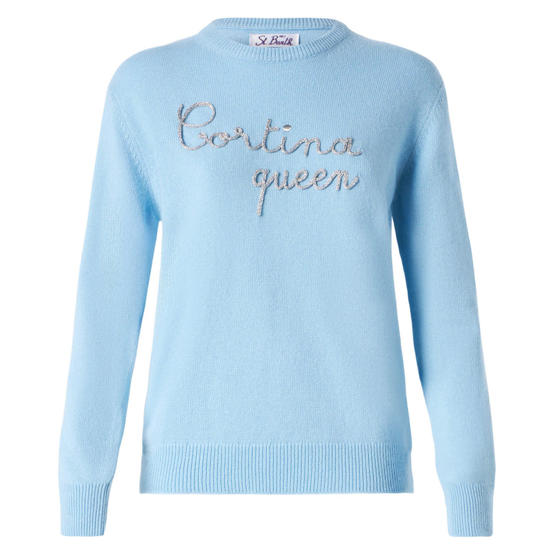 Maglione da donna con ricamo Cortina Queen