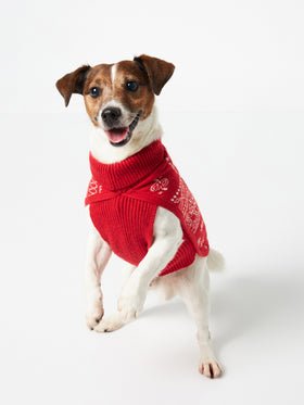 Dog sweater with bandanna jacquard - MC2 Saint Barth