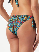 Woman swim briefs with side strings