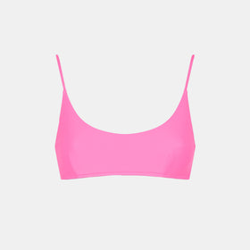 Woman fluo pink bralette swimsuit - MC2 Saint Barth
