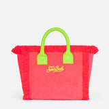 Colette fuchsia terry handbag with Saint Barth logo