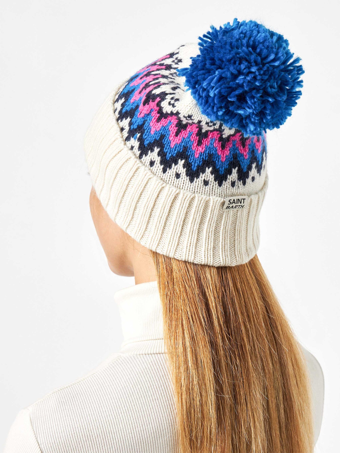 Woman beanie with pompon - MC2 Saint Barth
