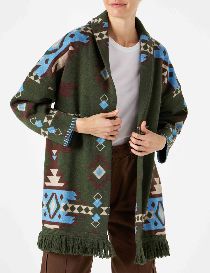 Woman cardigan Cristabel with belt - MC2 Saint Barth