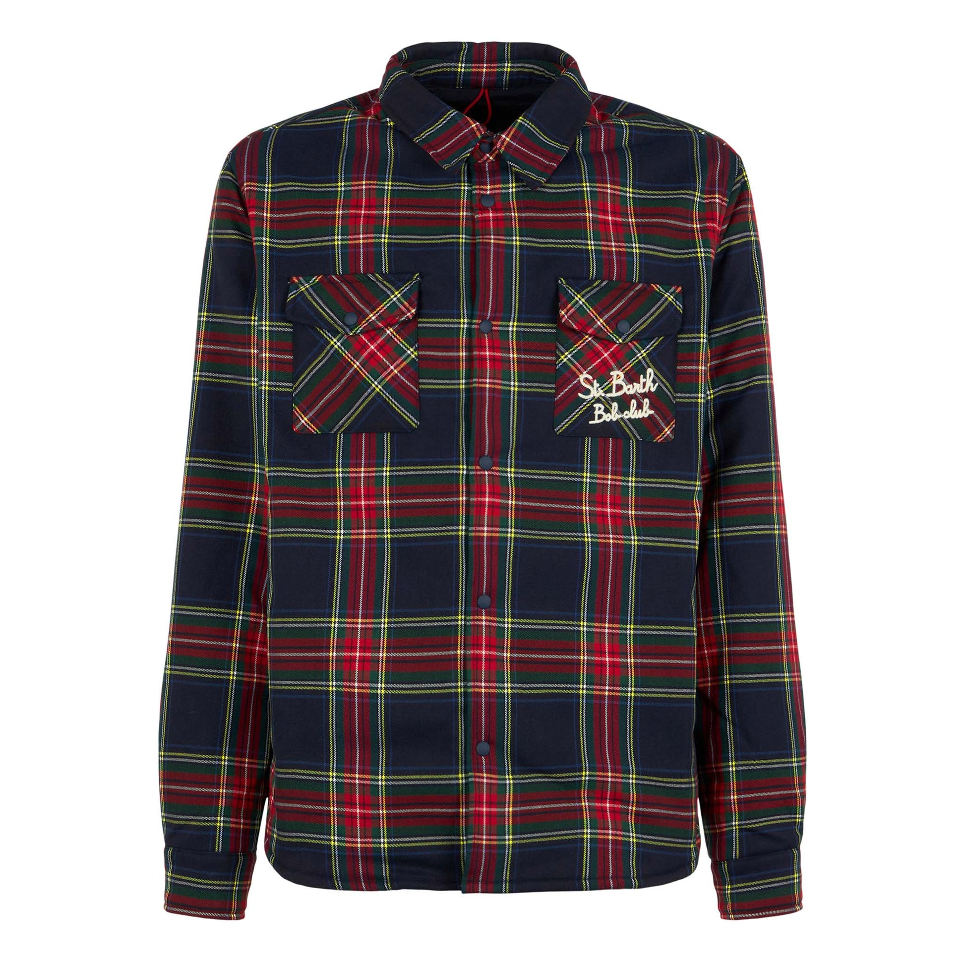 Overshirt Chalet with pocket and St. Barth Bob Club embroidery - MC2 Saint Barth