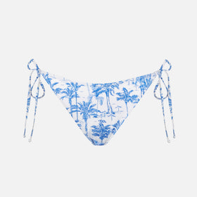 Woman swim briefs with toile de jouy print - MC2 Saint Barth