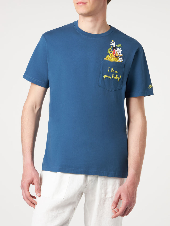 Man cotton t-shirt with embroidery | ©DISNEY SPECIAL EDITION