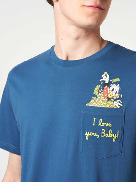 Man cotton t-shirt with embroidery | ©DISNEY SPECIAL EDITION