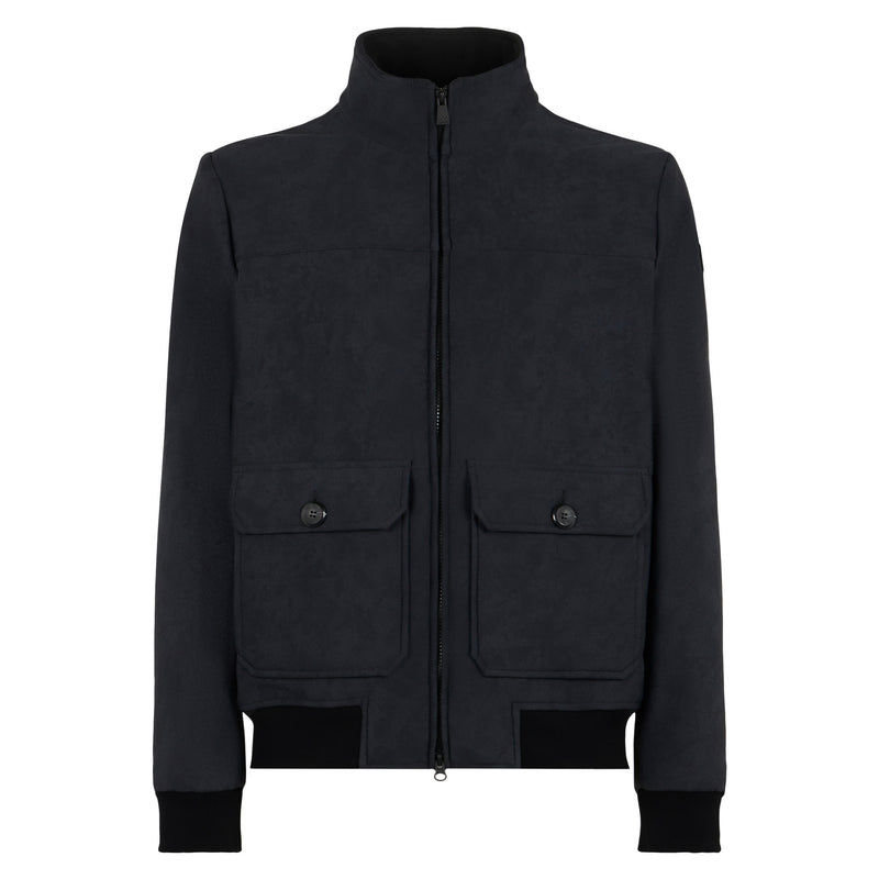 Man mélange black thermo jacket Byron