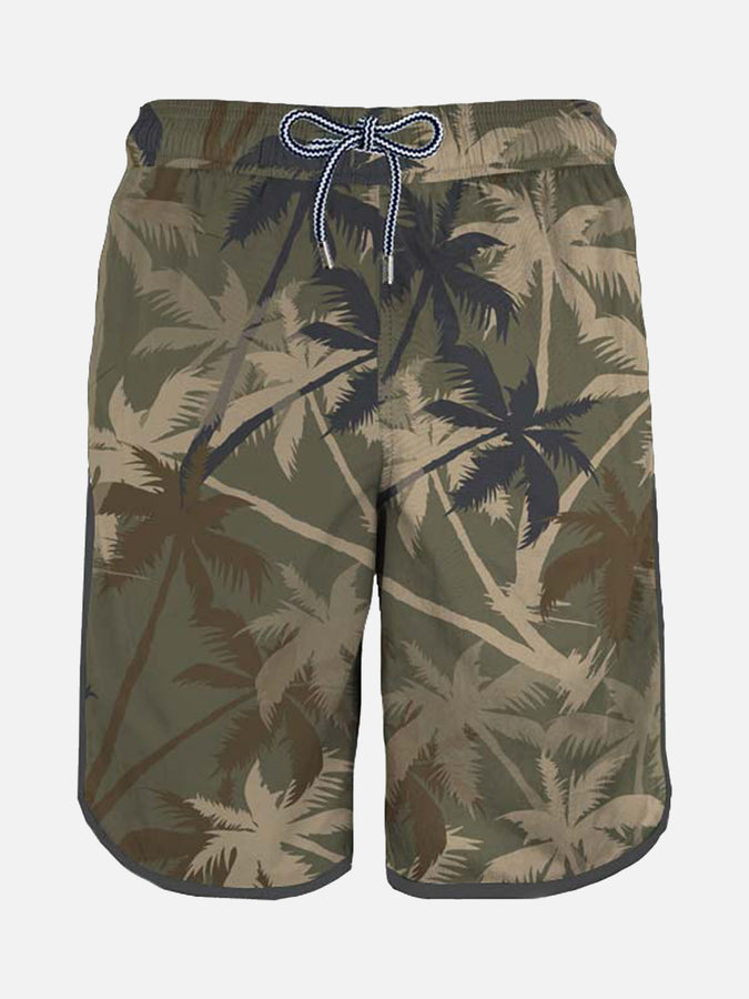 Mc2 Saint Barth Pantaloncini da surf con stampa palme