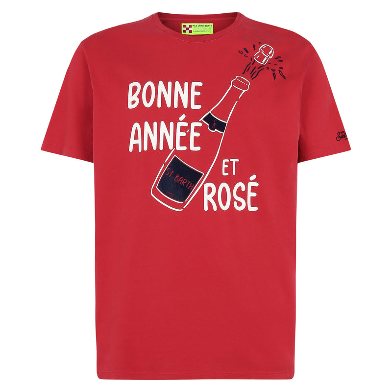 T-shirt Bonne Année et Rosé rossa