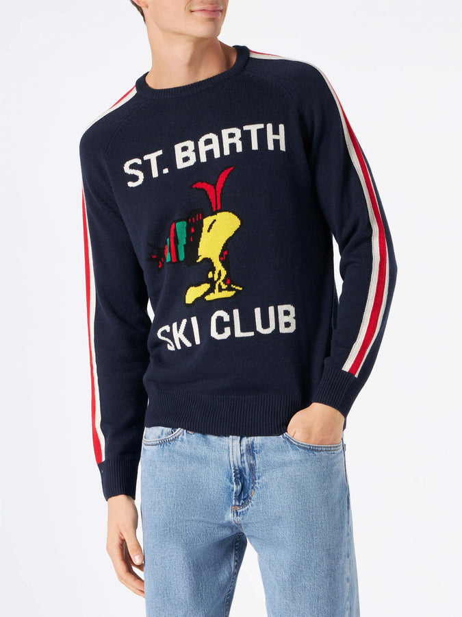 Mc2 Saint Barth Maglia da uomo con stampa Woodstock | WOODSTOCK - EDIZIONE SPECIALE PEANUTS™