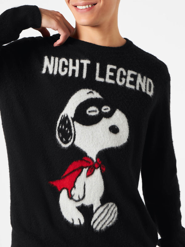 Maglia da uomo morbida con stampa Snoopy Night Legend | SNOOPY - EDIZIONE SPECIALE PEANUTS™