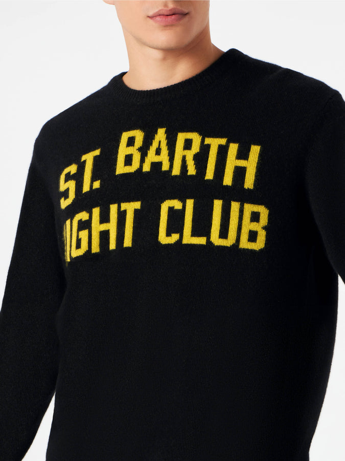 Mc2 Saint Barth Maglia da uomo con stampa St. Barth Night Club