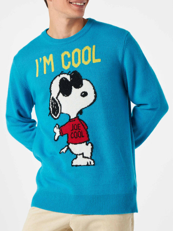 Mc2 Saint Barth Maglia da uomo con stampa Snoopy I'm Cool | SNOOPY - EDIZIONE SPECIALE PEANUTS™