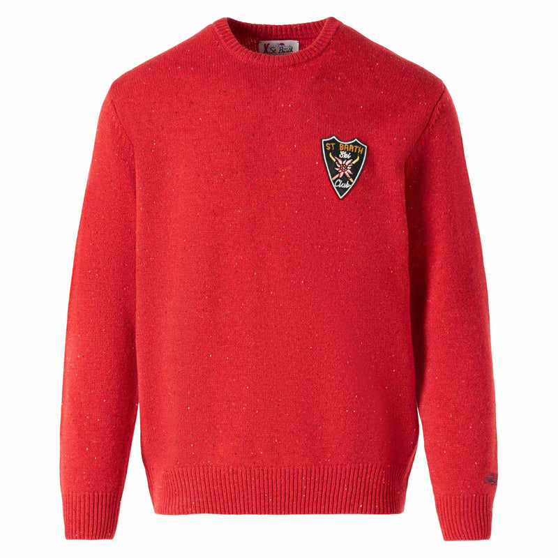 Man red sweater