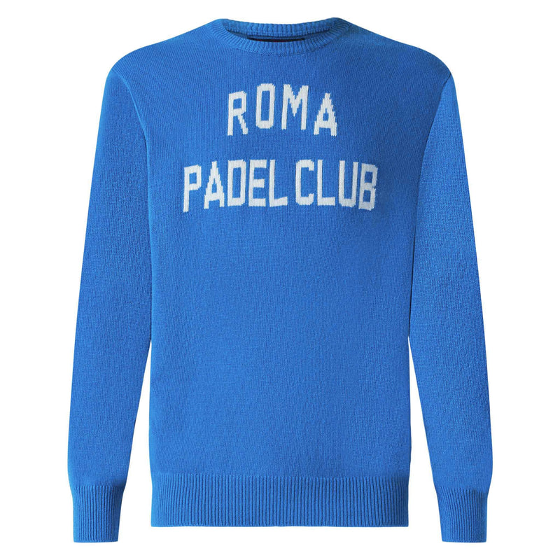 Maglia da uomo con stampa jacquard Roma Padel Club