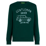 Felpa in cotone con scritta Gentleman driver Cortina 1986