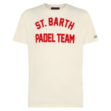 Herren-T-Shirt mit St. Barth Padel Team-Aufdruck