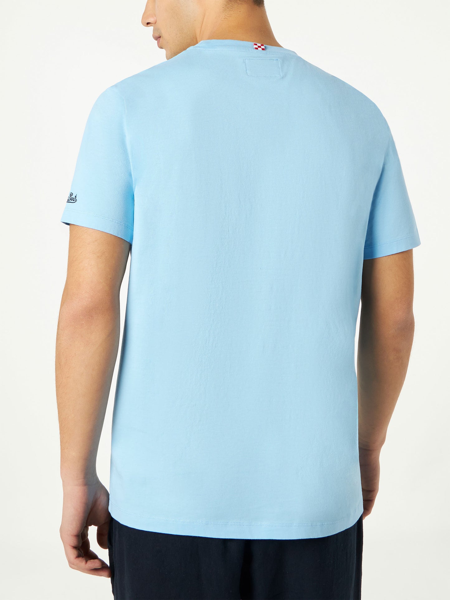 Herren-T-Shirt aus Baumwolle mit Gin Lemon-Aufdruck