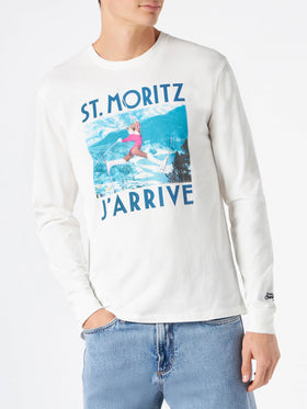 Man long sleeves t-shirt with print - MC2 Saint Barth