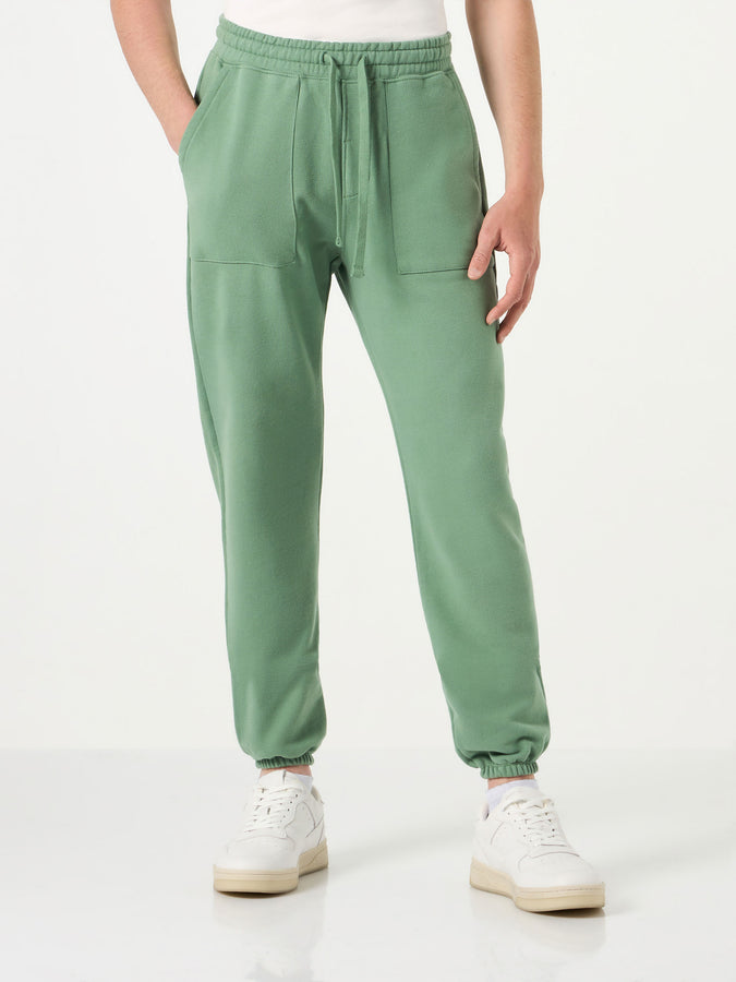 Mc2 Saint Barth Pantaloni della tuta verde militare | Edizione speciale Pantone™