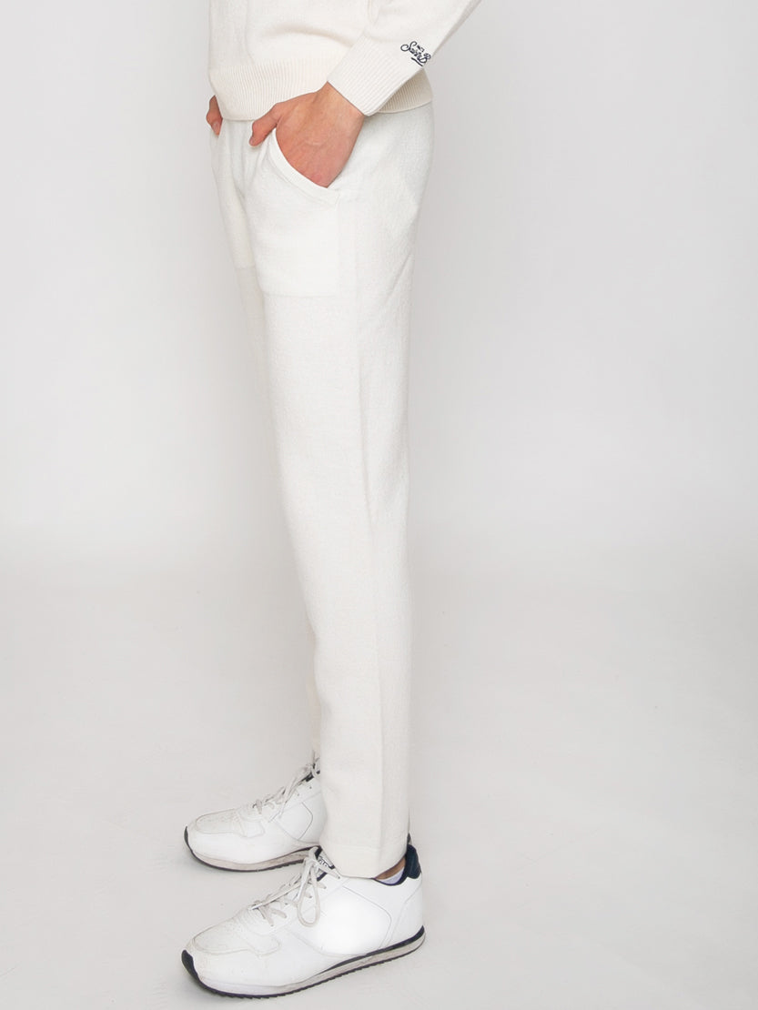Track knitted sweatpants with pockets - MC2 Saint Barth