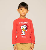 T-Shirt Junge Weihnachten Snoopy Version Aufdruck | Peanuts™ Sonderausgabe